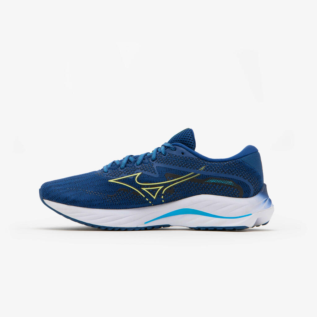 SS24 MIZUNO WAVE RIDER 27 MEN'S RUNNING SHOES BLUE